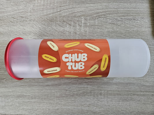 Chub Tub - Perfect Fresh Container for Pet Food Meat Rolls